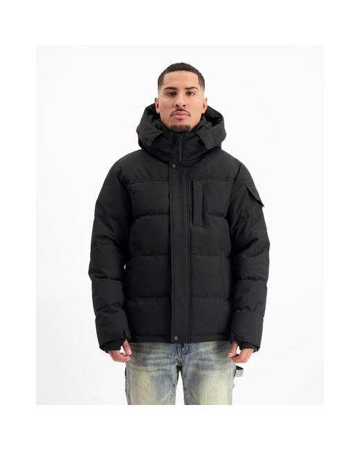 BLACK BANANAS Black Winter Jackets for men