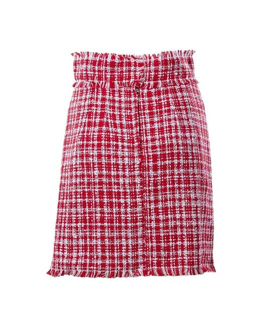 Dolce & Gabbana Red Short Skirts