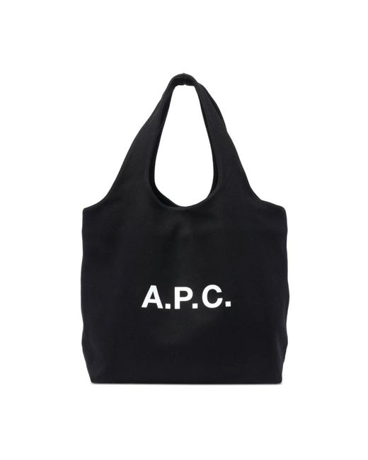 A.P.C. Schwarze Schultertasche Stilvoll Und Elegant in Black für Herren