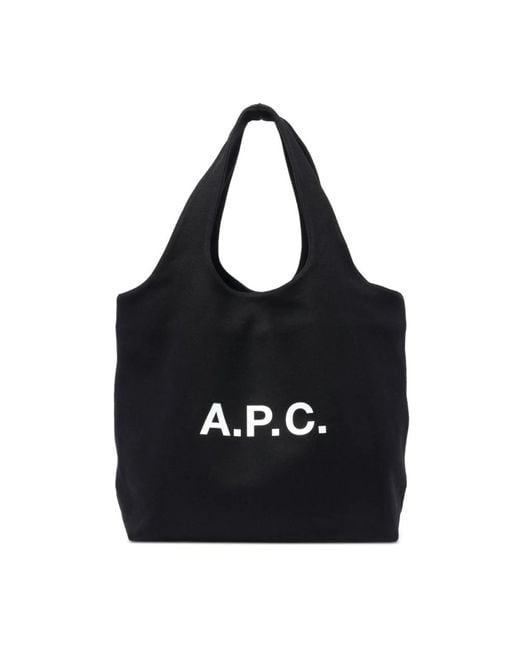 A.P.C. Black Tote Bags for men