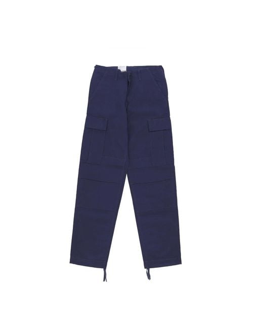 Carhartt Blue Long Regular Cargo Pant for men