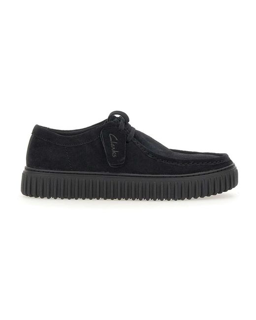 Clarks Black Laced Shoes for men