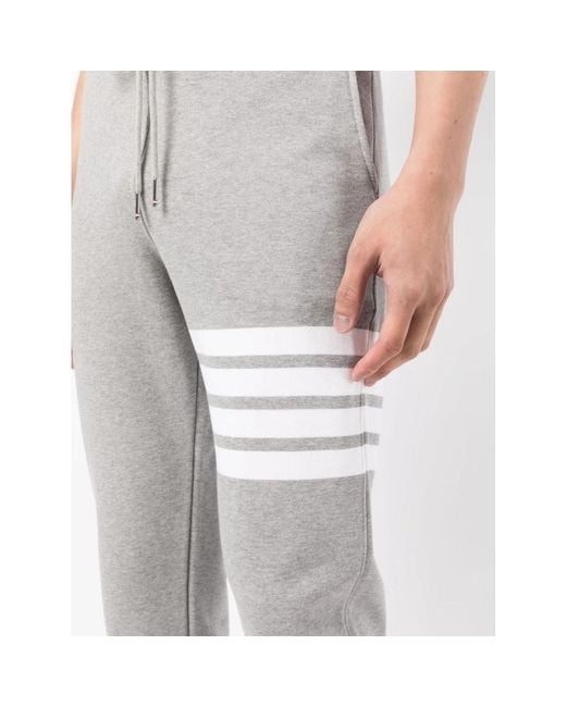 Thom Browne Gray Sweatpants for men