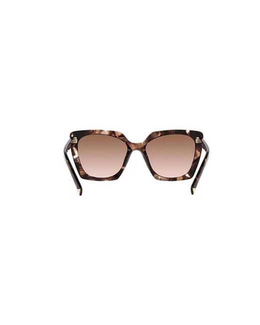 Prada Brown Elegante quadratische sonnenbrille für frauen
