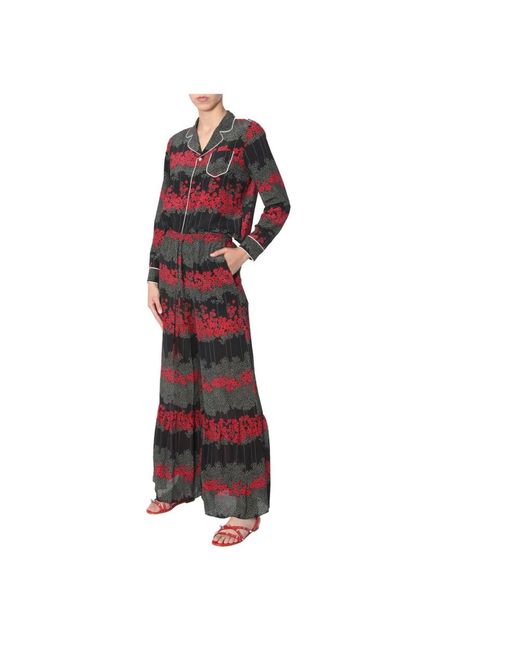 RED Valentino Red Wide Trousers