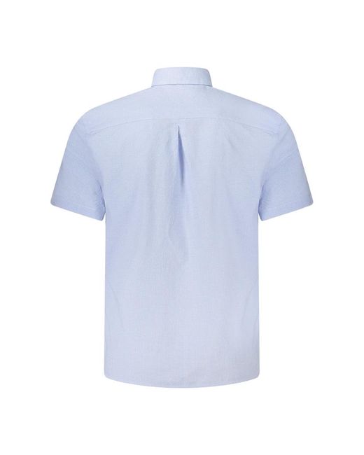 Guess Blue Short Sleeve Shirts for men