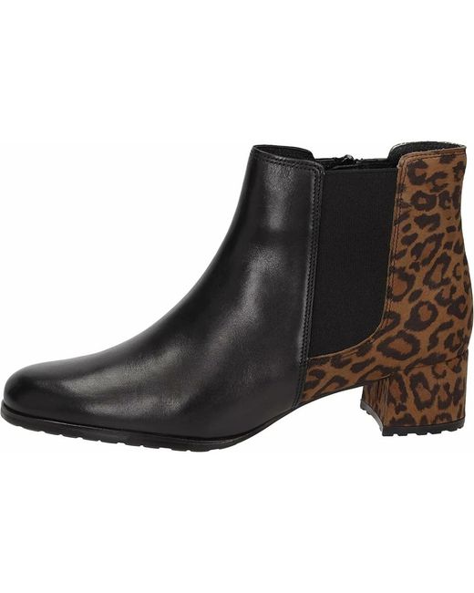 Sioux Black Chelsea Boots