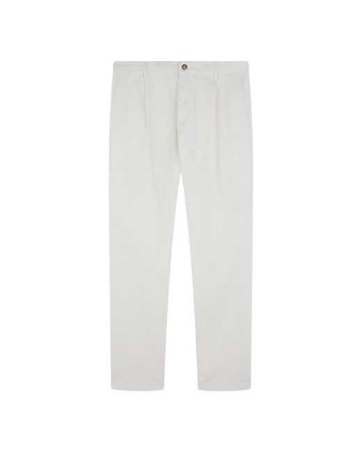 Straight Trousers Paul & Shark de hombre de color White