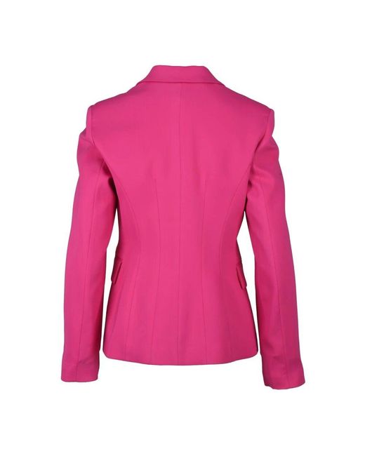 Liu Jo Pink Doppelreihiger Mantel Mit Knopfverschluss