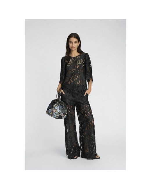 Munthe Overhemden ,Zwart ,Blouses in het Black