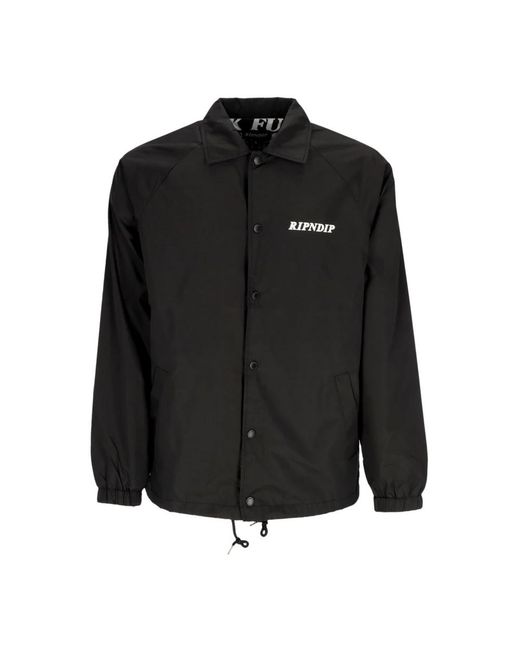 RIPNDIP Black Light Jackets for men