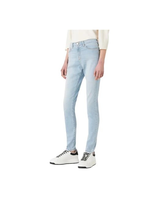 Emporio Armani Blue Skinny Jeans