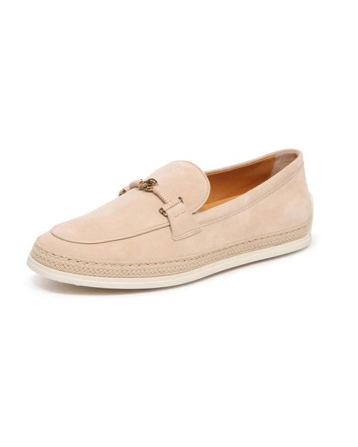 Loafers di Tod's in Natural