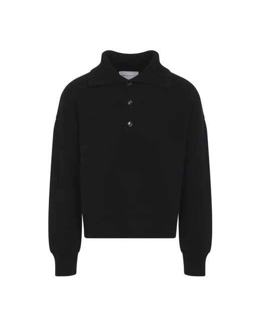 Turtlenecks AMI de hombre de color Black