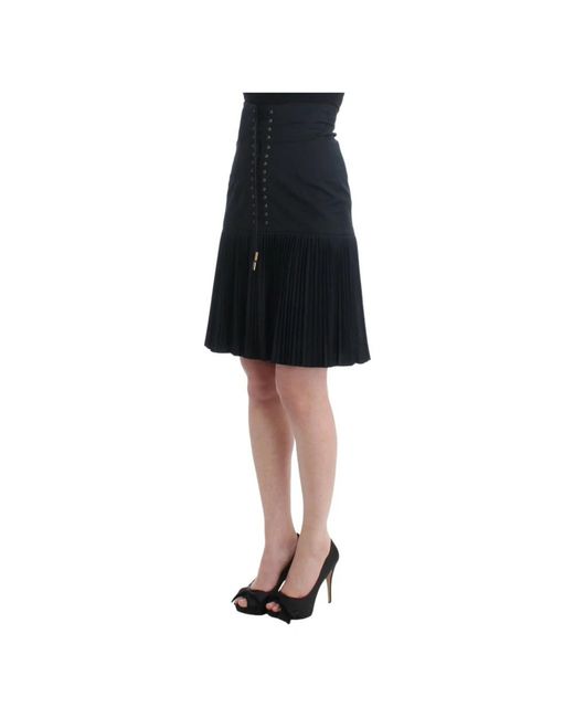 Roberto Cavalli Black Short Skirts