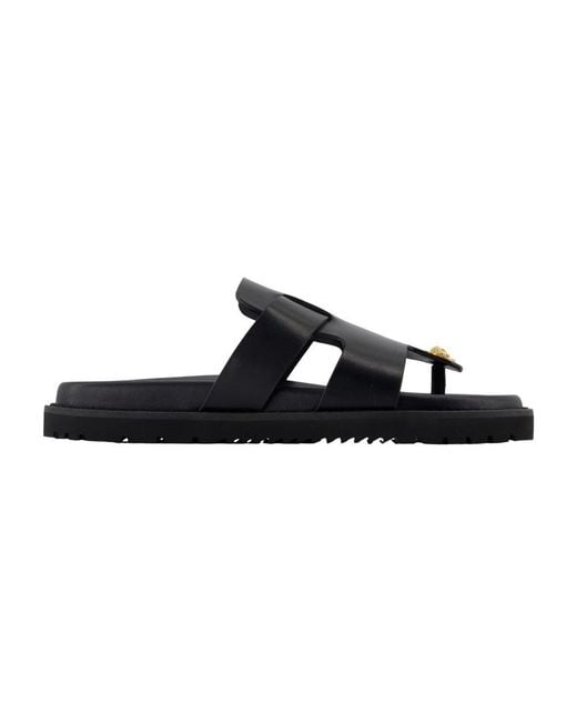 Versace Black Sliders for men
