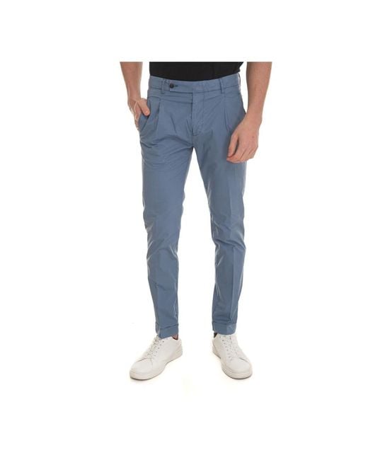Berwich Blue Chinos for men