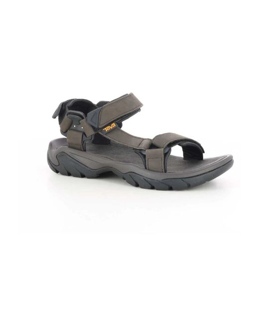 Flat Sandals Teva pour homme en coloris Brown