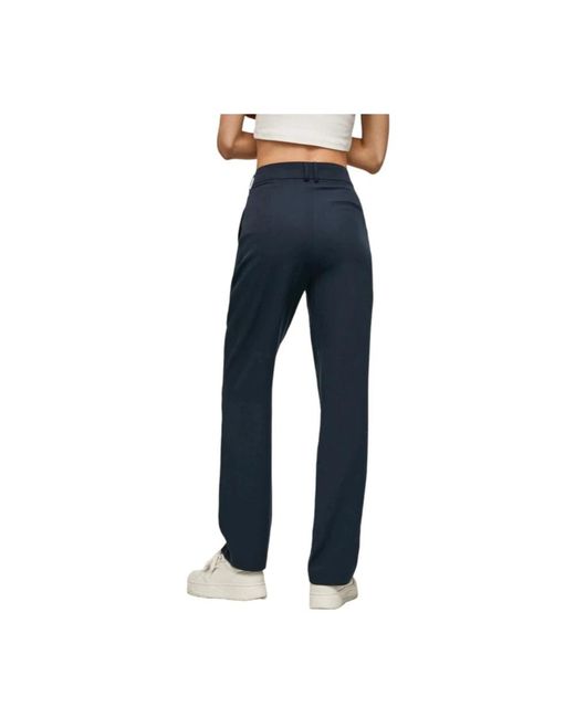 Pepe Jeans Blue Straight Trousers