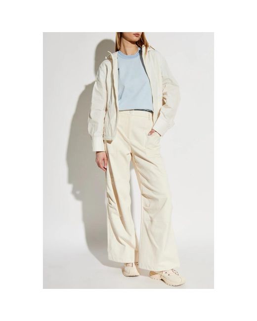 Moncler Jassen ,Katoen Jas Pau in het White