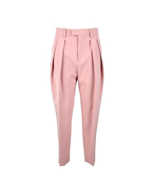 Berwich Pink Tapered Trousers