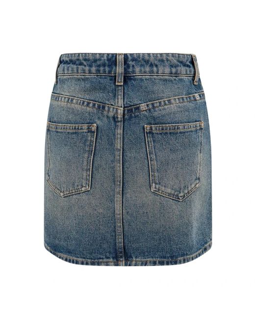 Givenchy Denim Minirok in het Blue