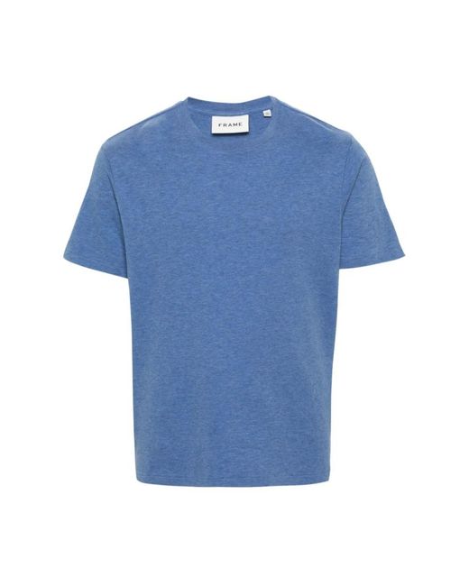 FRAME Blue T-Shirts for men