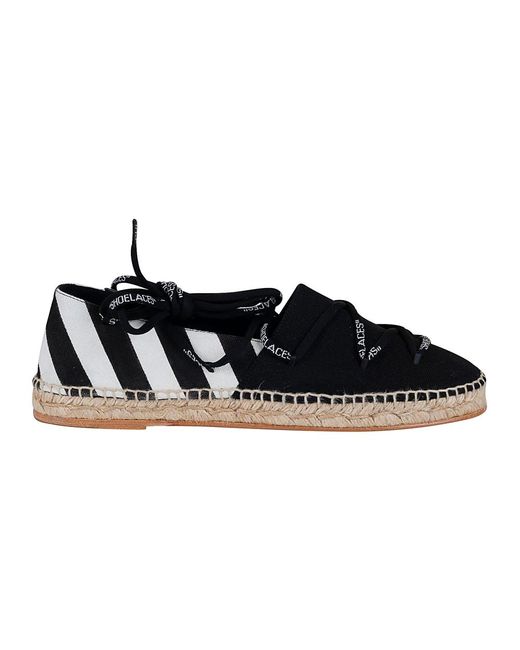 Shoes > flats > espadrilles Off-White c/o Virgil Abloh en coloris Black