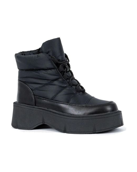 Betsy Blue Schwarze Geschlossene Knöchelstiefel Für Frauen