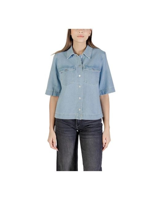 ONLY Denim Shirts in het Blue