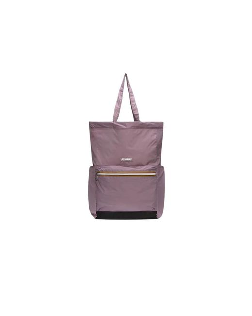 K-Way Purple Stilvolle tasche für den alltag,stilvolle faltbare tasche