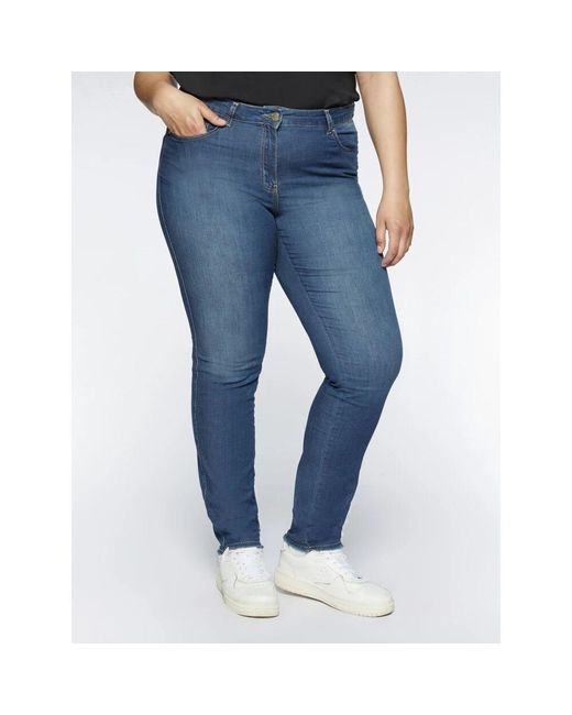 Skinny Jeans FIORELLA RUBINO de color Blue