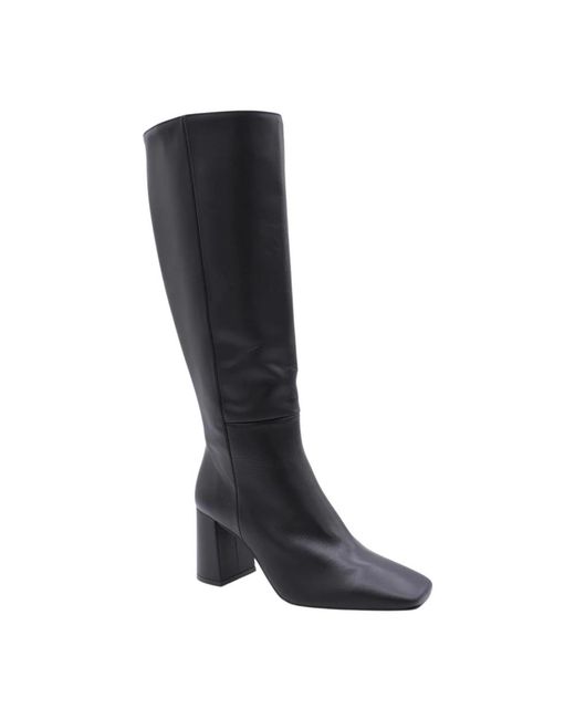 Angel Alarcon Black Heeled Boots