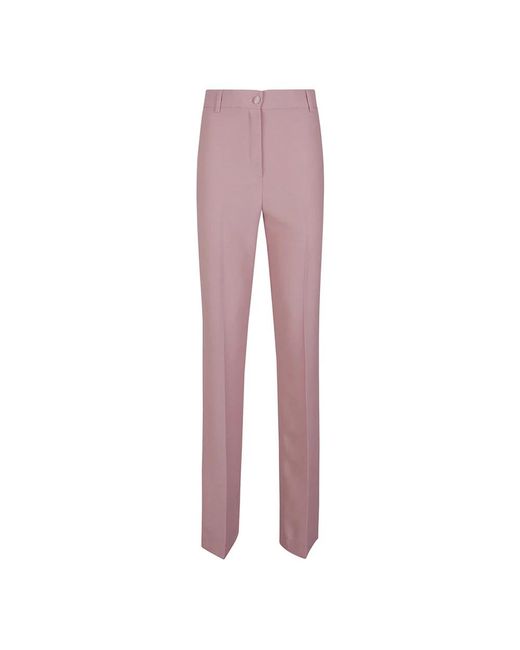 HEBE STUDIO Pink Wide Trousers