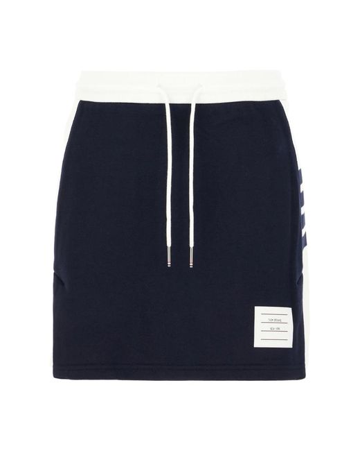 Thom Browne Blue Short Skirts