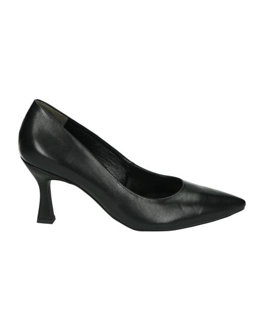 Paul Green Black Schwarze Lederschuhe