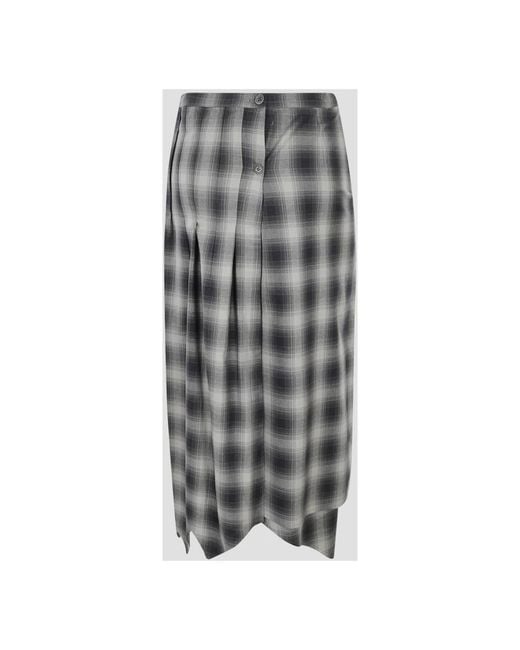 Meta Campania Collective Gray Midi Skirts