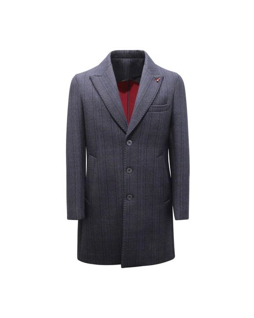 MULISH Blauer Mantel Cps720Q Polroger Modell in Blue für Herren