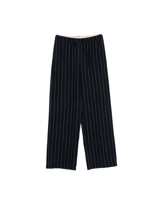 Alysi Black Straight Trousers