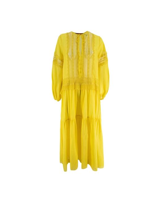 Midi Dresses di Ermanno Scervino in Yellow