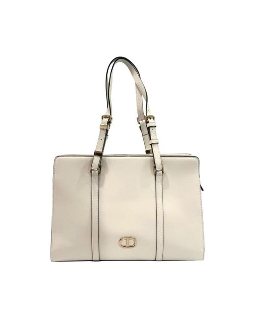 Twinset Natural Shoulder Bags
