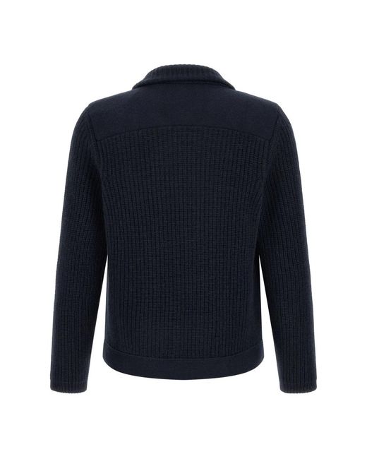 Brunello Cucinelli Blue Cardigans for men