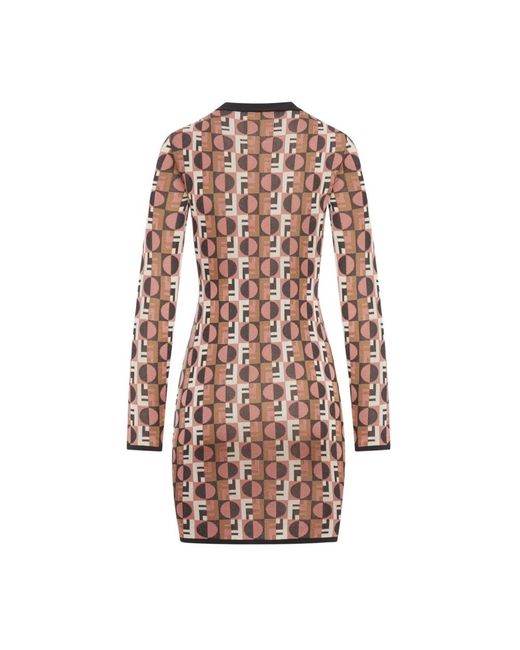 Fendi Multicolor Short Dresses
