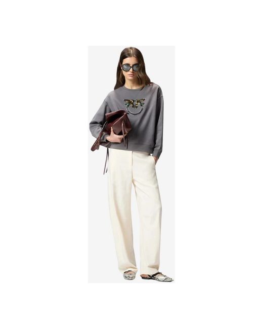Pinko Gray Sweatshirts