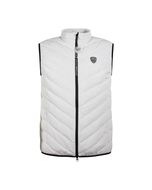 EA7 Gray Vests for men