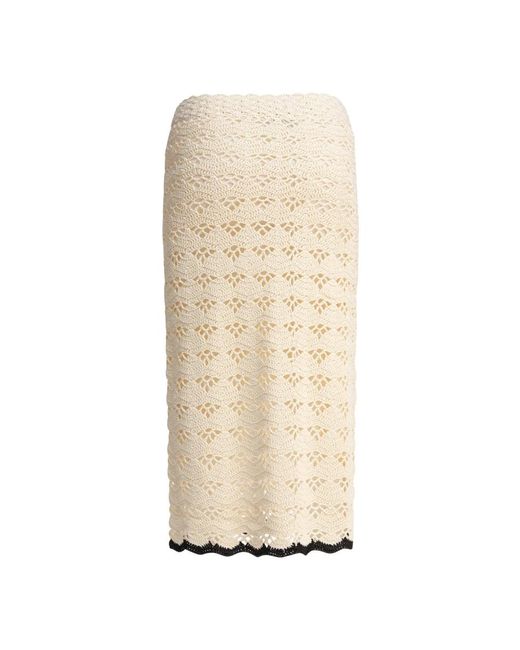 Zimmermann Natural Midi Skirts