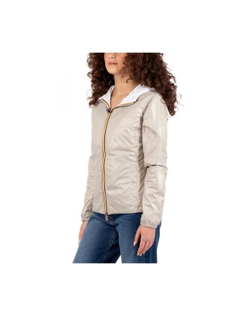 K-Way White Light Jackets