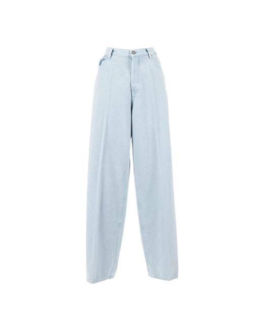 Dondup Blue Loose Fit Jeans