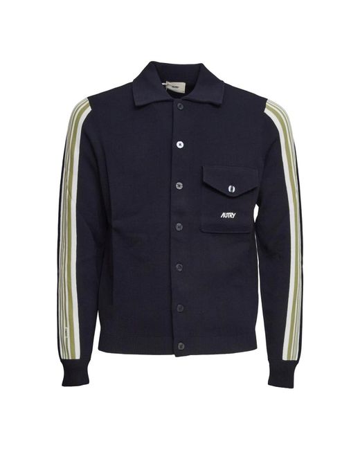 Autry Jassen ,Blauw ,Giacca Camicia in het Blue voor heren