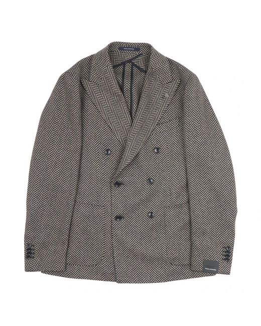 Tagliatore Gray Blazers for men